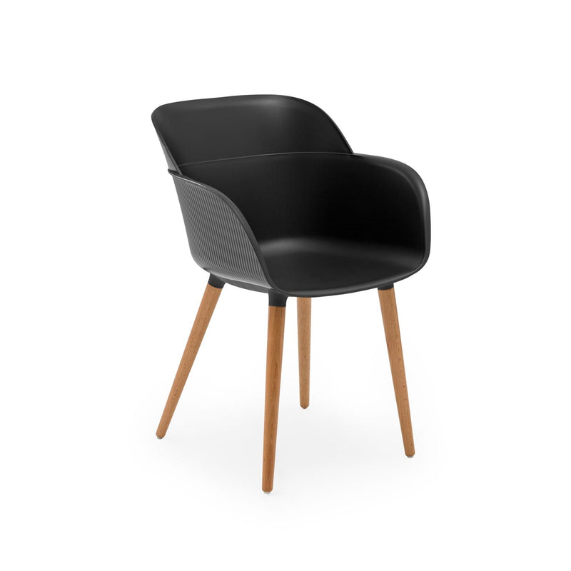 Atmacha Home & Living Armchair BLACK Shell-N Armchair