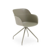 Atmacha Home & Living Armchair Cement Gray / Cement Gray Painted Metal Shell-Z Armchair