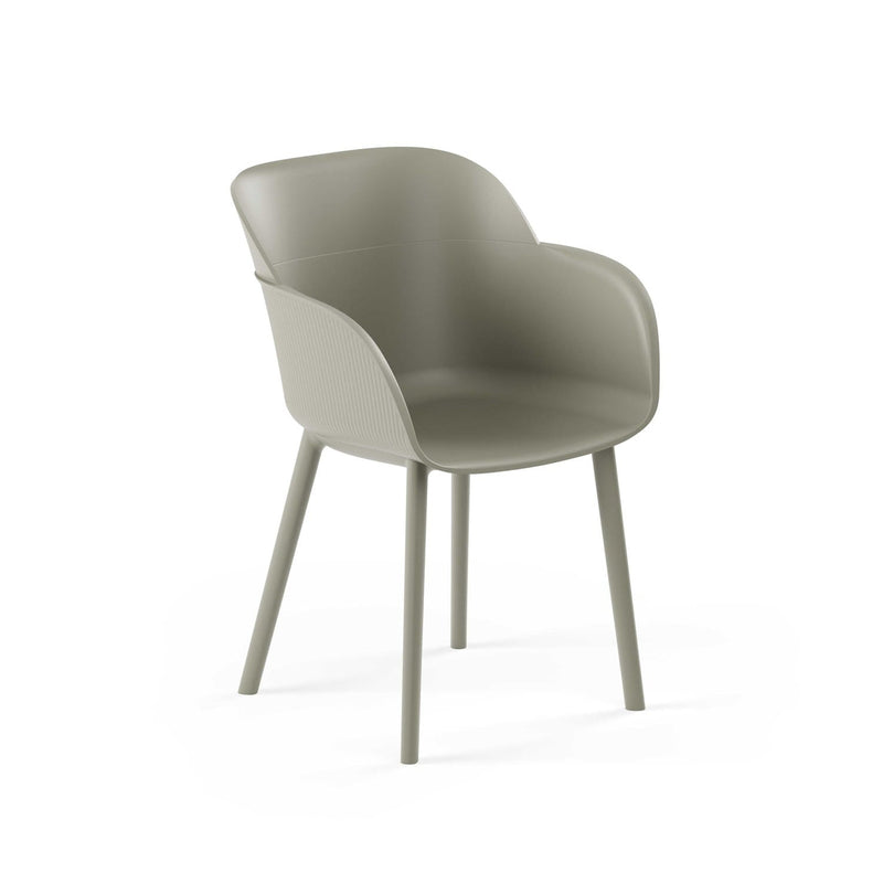 Atmacha Home & Living Armchair Cement Gray Shell-P Armchair
