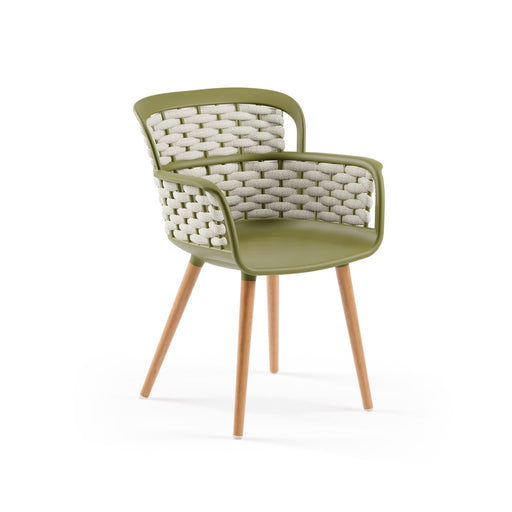 Atmacha Home & Living Armchair Khaki / Beige Eva-N Knitted Armchair