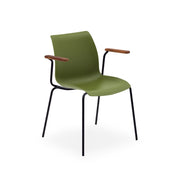 Atmacha Home & Living Armchair Khaki / Black Painted Metal Laser-T Armchair