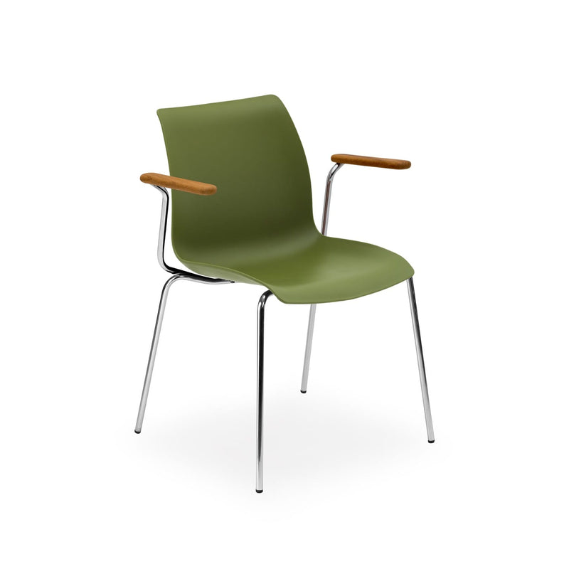 Atmacha Home & Living Armchair Khaki / Chrome Coated Laser-T Armchair