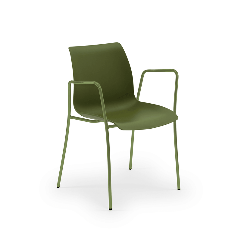 Atmacha Home & Living Armchair Khaki / Khaki Painted Metal Laser-M Armchair