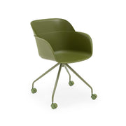 Atmacha Home & Living Armchair Khaki / Khaki Painted Metal Shell-O Armchair