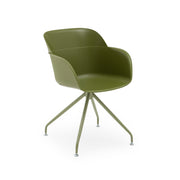 Atmacha Home & Living Armchair Khaki / Khaki Painted Metal Shell-Z Armchair