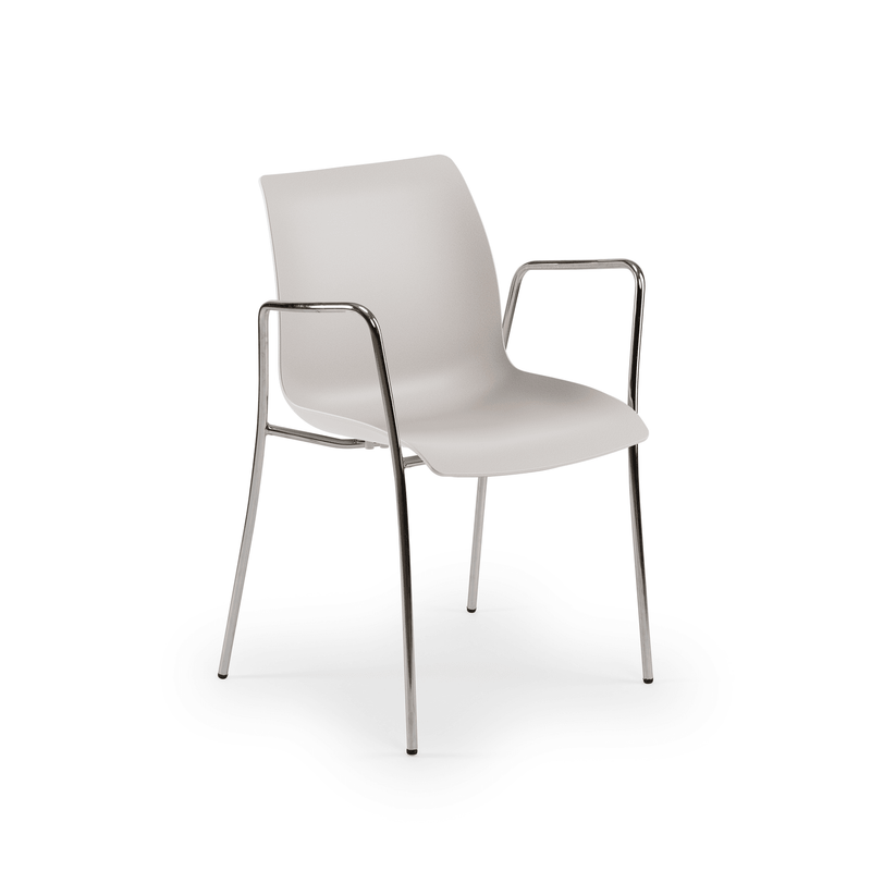 Atmacha Home & Living Armchair Upcycled Apricot Kernel / Chrome Coated Laser-M Armchair