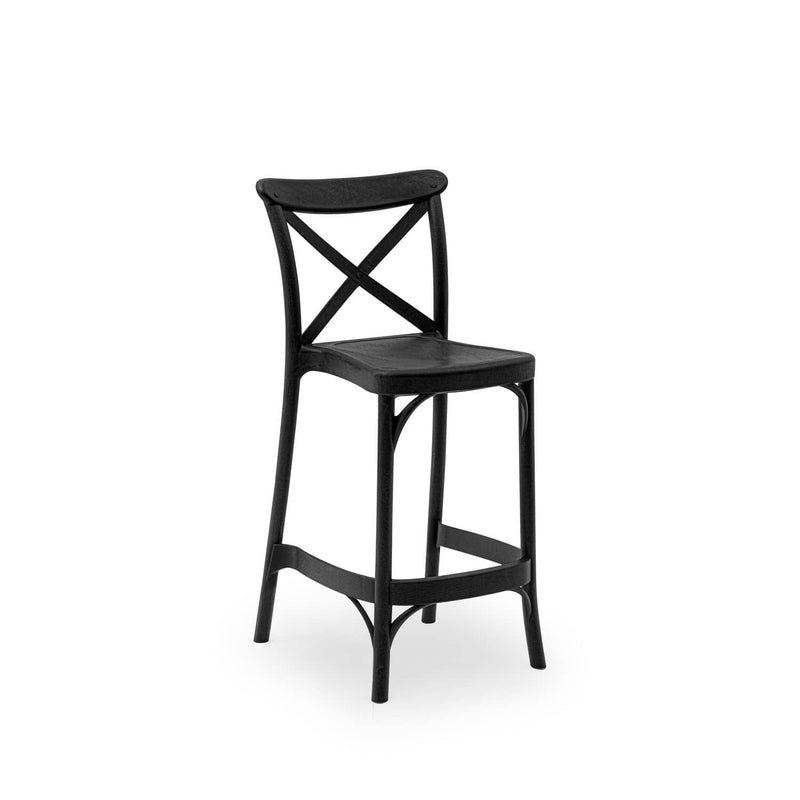 Atmacha Home & Living Bar Stool Black Capri Bar | 65 cm Bar Chair