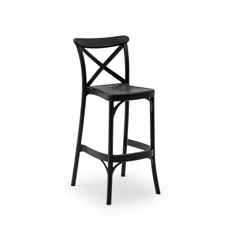 Atmacha Home & Living Bar Stool Black Capri Bar | 75 cm Bar Chair