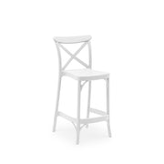 Atmacha Home & Living Bar Stool Ivory White Capri Bar | 65 cm Bar Chair