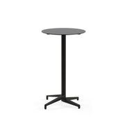 Atmacha Home & Living Bar Table Hpl/cpl Anthracite Gray (3155) / Black Moon-C Bar Ø69 | Fixed Bar Table