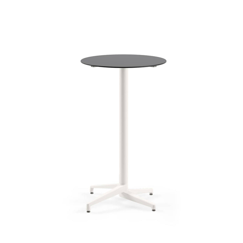 Atmacha Home & Living Bar Table Hpl/cpl Anthracite Gray (3155) / Ivory White Moon-C Bar Ø69 | Fixed Bar Table
