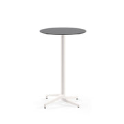 Atmacha Home & Living Bar Table Hpl/cpl Anthracite Gray (3155) / Ivory White Moon-C Bar Ø77 cm | Fixed Bar Table