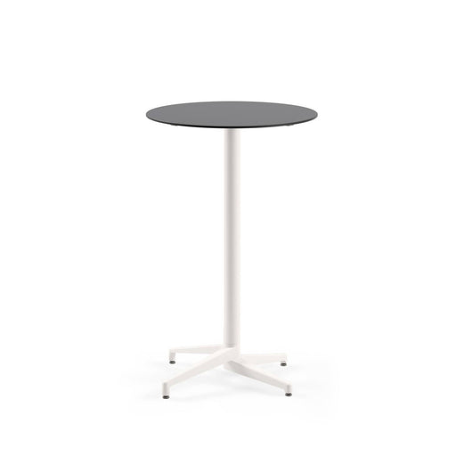 Atmacha Home & Living Bar Table Hpl/cpl Anthracite Gray (3155) / Ivory White Moon-C Bar Ø77 cm | Fixed Bar Table