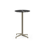 Atmacha Home & Living Bar Table Hpl/cpl Black Marble (5741 Palazzo) / Mink Moon-C Bar Ø69 | Fixed Bar Table