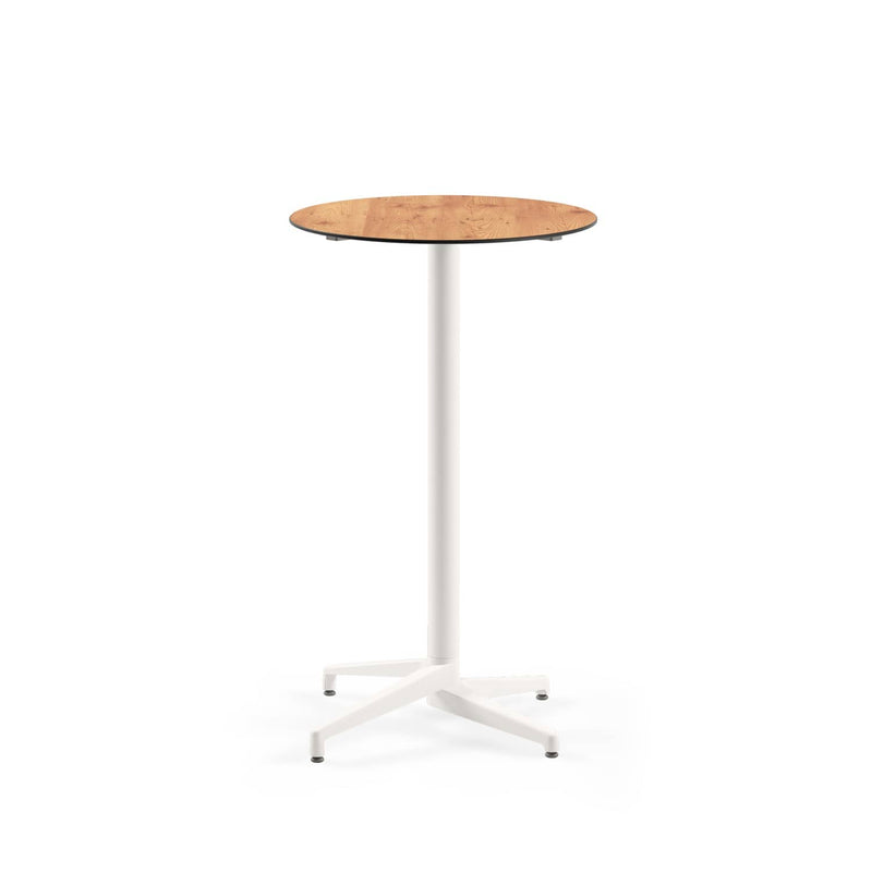Atmacha Home & Living Bar Table Hpl/cpl Novecento / Ivory White Moon-C Bar Ø69 | Fixed Bar Table