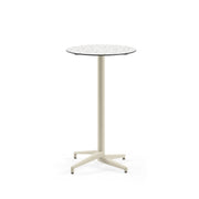 Atmacha Home & Living Bar Table Hpl/cpl Terrazzo-2 / Beige Moon-C Bar Ø69 | Fixed Bar Table