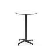 Atmacha Home & Living Bar Table Hpl/cpl White / Anthracite Moon-C Bar Ø77 cm | Fixed Bar Table