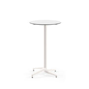 Atmacha Home & Living Bar Table Hpl/cpl White / Ivory White Moon-C Bar Ø69 | Fixed Bar Table