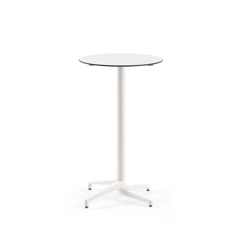 Atmacha Home & Living Bar Table Hpl/cpl White / Ivory White Moon-C Bar Ø69 | Fixed Bar Table