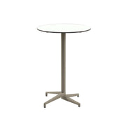 Atmacha Home & Living Bar Table Hpl/cpl White / Mink Moon-C Bar Ø77 cm | Fixed Bar Table