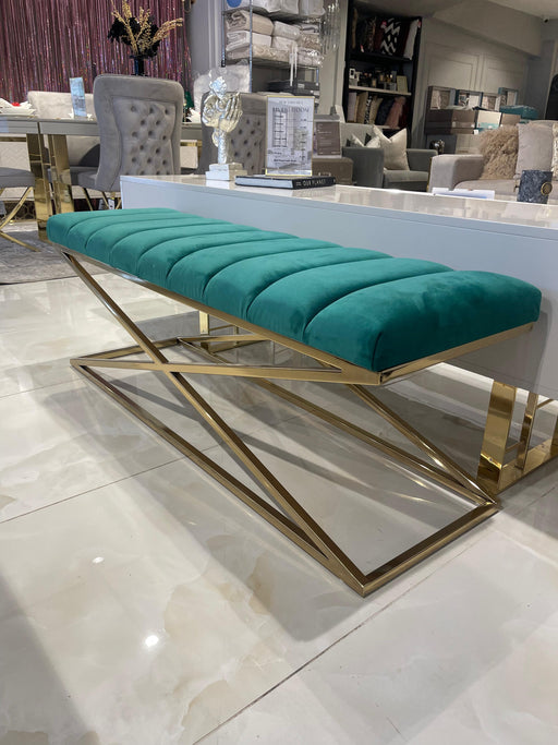 Atmacha Home & Living Bench EX-DISPLAY Green Bench