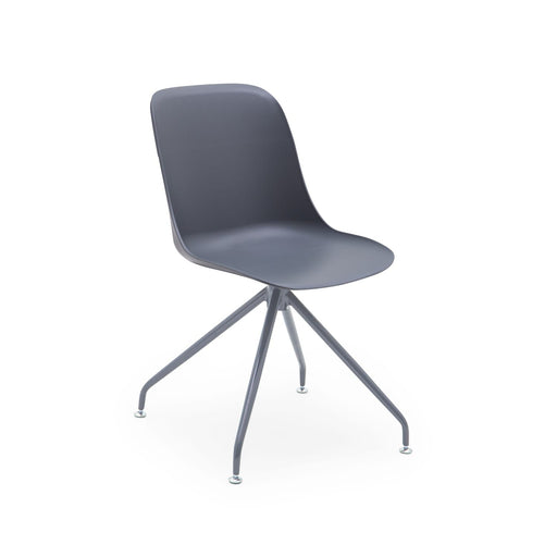 Atmacha Home & Living Chair Anthracite / Anthracite Coated Metal Shell-Z Chair