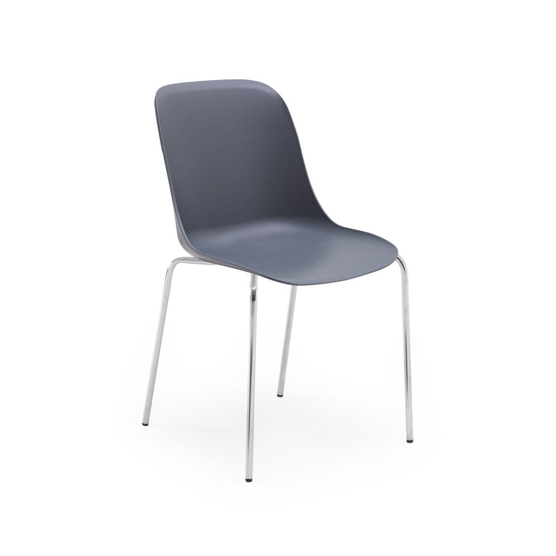 Atmacha Home & Living Chair Anthracite / Chrome Coated Shell-M Chair