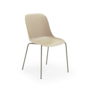 Atmacha Home & Living Chair Beige / Beige Painted Metal Shell-M Chair