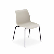 Atmacha Home & Living Chair Beige / Black Painted Metal Laser-M Chair