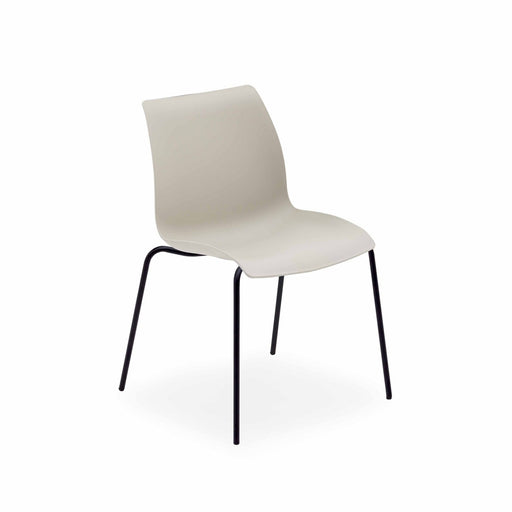 Atmacha Home & Living Chair Beige / Black Painted Metal Laser-M Chair