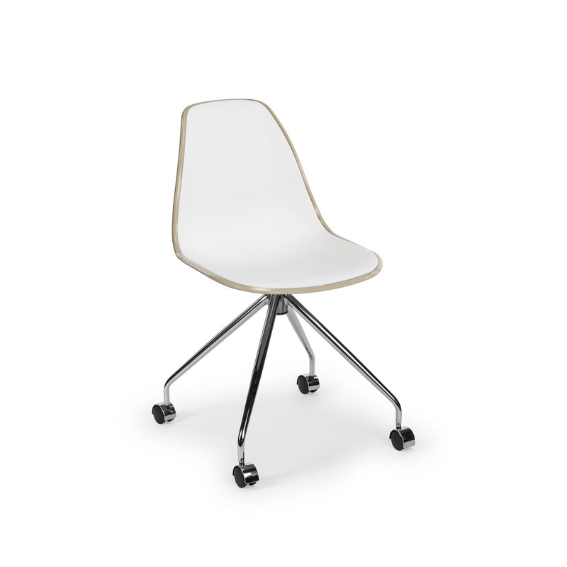 Atmacha Home & Living Chair Beige / Chrome Coated Eos-O Chair