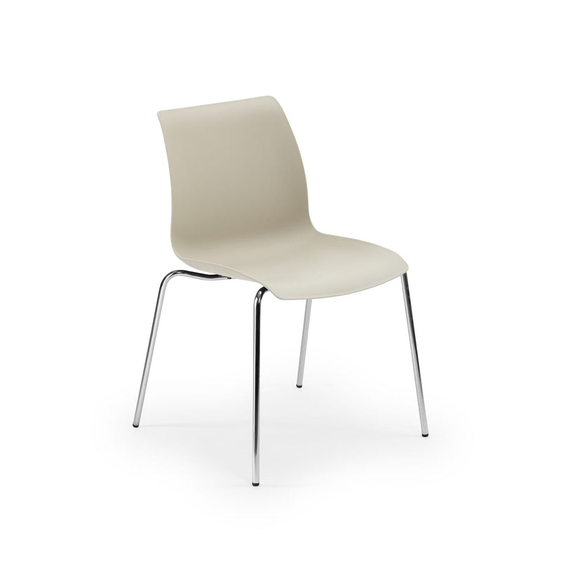 Atmacha Home & Living Chair Beige / Chrome Coated Laser-M Chair