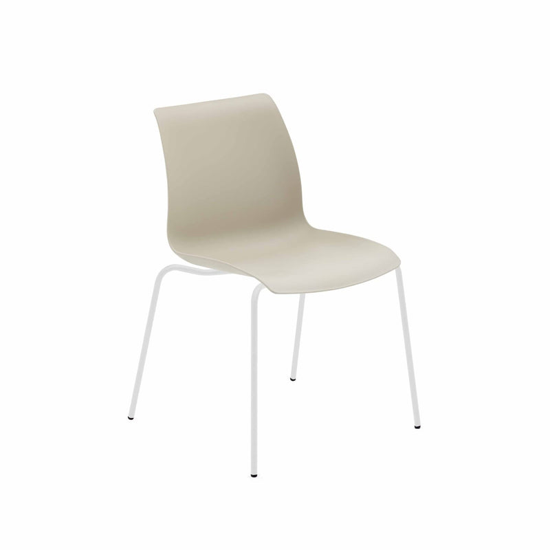Atmacha Home & Living Chair Beige / White Painted Metal Laser-M Chair