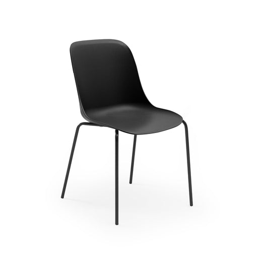 Atmacha Home & Living Chair Black / Black Painted Metal Shell-M Chair