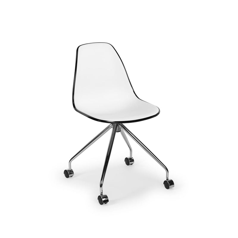 Atmacha Home & Living Chair Black / Chrome Coated Eos-O Chair