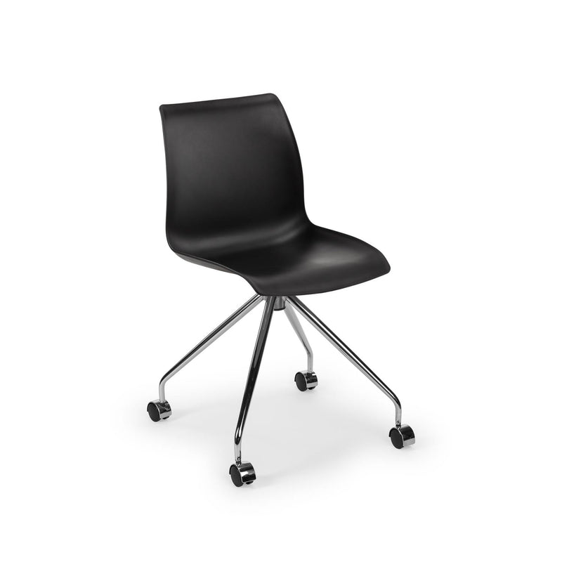 Atmacha Home & Living Chair Black / Chrome Coated Laser-O Chair