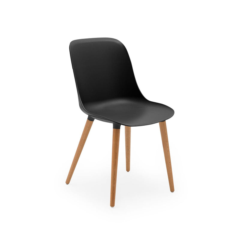 Atmacha Home & Living Chair Black / Natural Beech Shell-N Chair