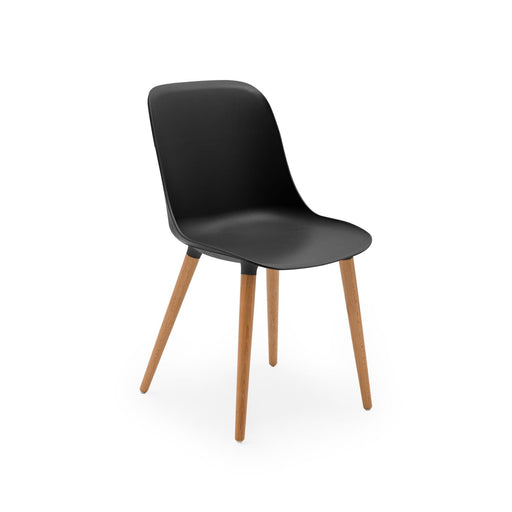 Atmacha Home & Living Chair Black / Natural Beech Shell-N Chair