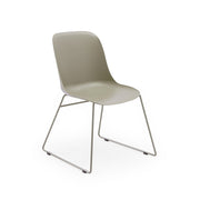Atmacha Home & Living Chair Cement Gray / Cement Gray Painted Metal Shell-U Chair