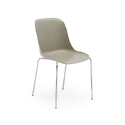 Atmacha Home & Living Chair Cement Gray / Chrome Coated Shell-M Chair