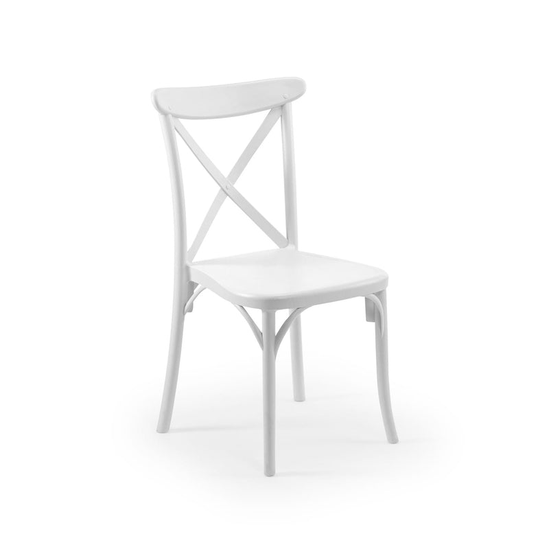 Atmacha Home & Living Chair Ivory White Capri Chair