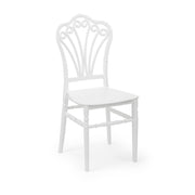 Atmacha Home & Living Chair Ivory White Flora Chair