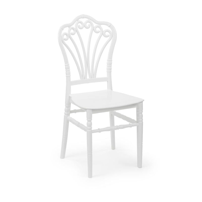 Atmacha Home & Living Chair Ivory White Flora Chair