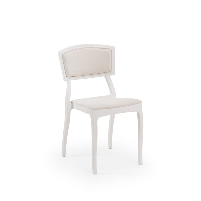 Atmacha Home & Living Chair Ivory White Orient Chair