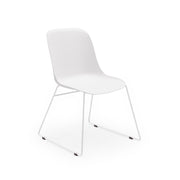 Atmacha Home & Living Chair Ivory White / White Painted Metal Shell-U Chair