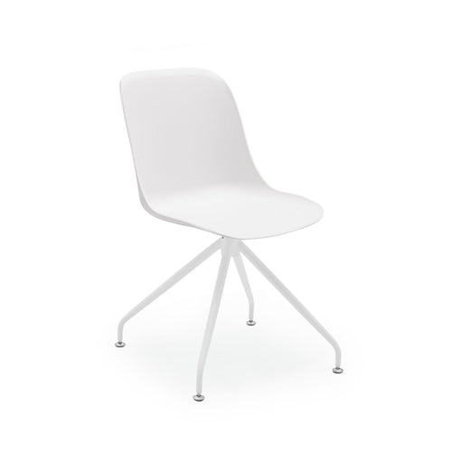Atmacha Home & Living Chair Ivory White / White Painted Metal Shell-Z Chair