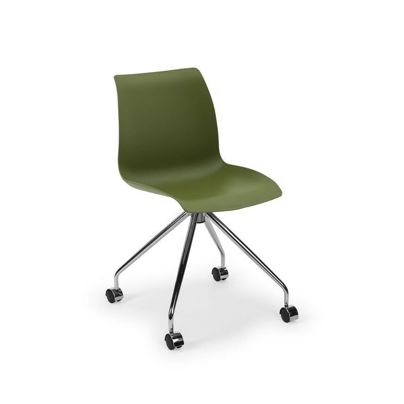 Atmacha Home & Living Chair Khaki / Chrome Coated Laser-O Chair