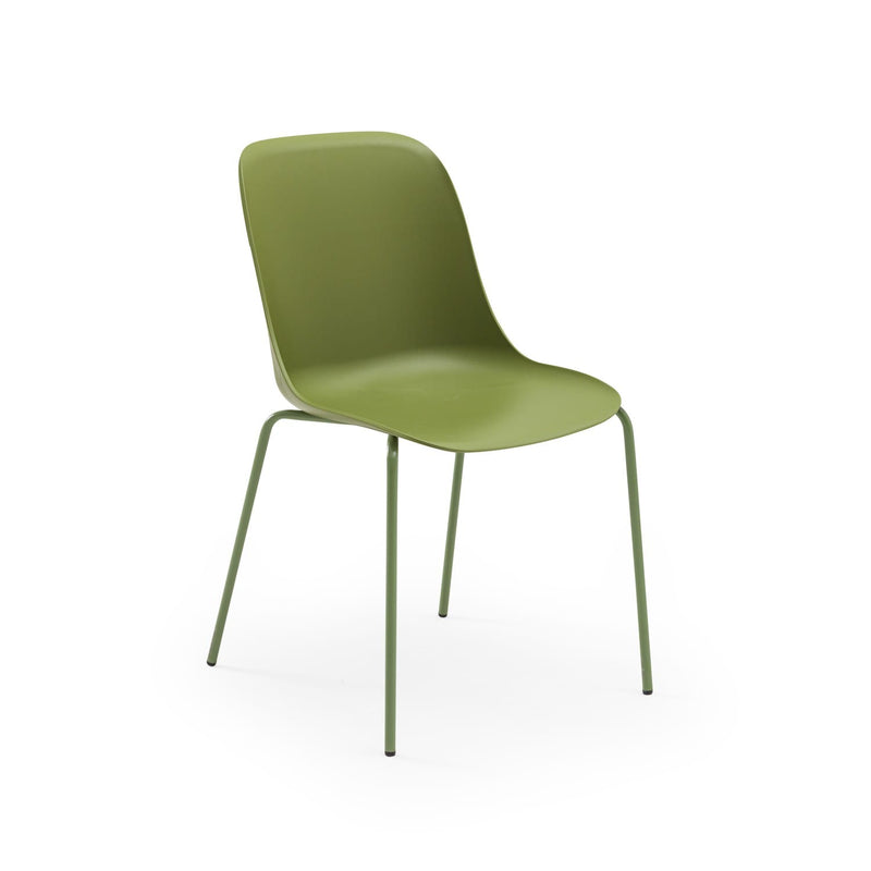 Atmacha Home & Living Chair Khaki / Khaki Painted Metal Shell-M Chair