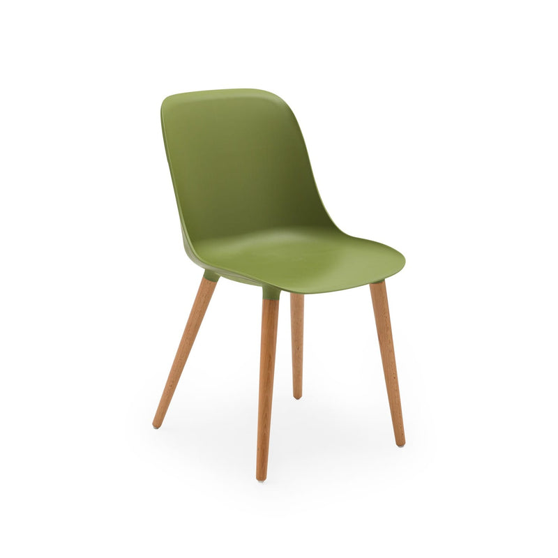 Atmacha Home & Living Chair Khaki / Natural Beech Shell-N Chair