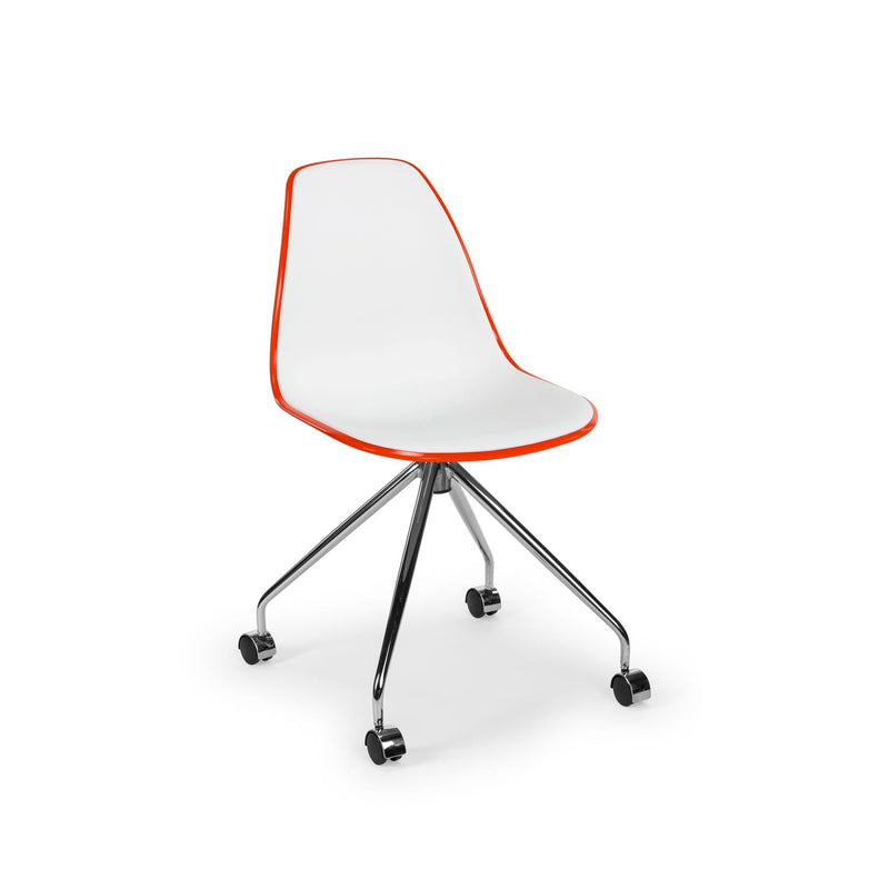 Atmacha Home & Living Chair Orange / Chrome Coated Eos-O Chair